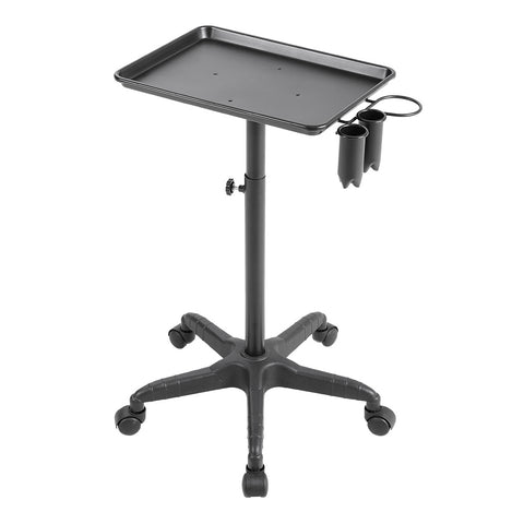 Livingandhome Adjustable Salon Tray Cart on Wheels, PC240001