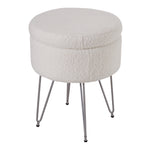 Modern Round Storage Ottoman, ZH1776