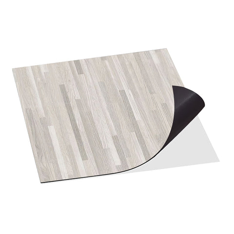 Livingandhome 12-tlg. Selbstklebende PVC-Fliesen, 30x30 cm, Holzoptik [PVC-FLIESEN Holzoptik 30/30 cm 12-tlg.], MD070011(DE)