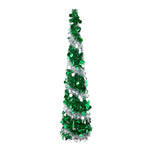 5ft Decorative Pop-up Artificial Tinsel Christmas Trees, SP3063
