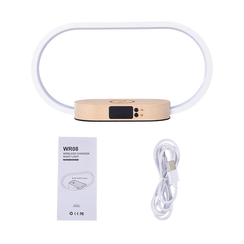 Dimmable LED Table Lamp with Wireless Charger, HY0055 (Ver.2)