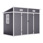 Outdoor Plastic Garden Storage Shed, PM1623PM1624