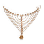Fashionable Pearl Barefoot Sandal Anklet, CA290024 (Ver.2)