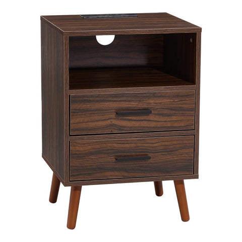 Minimalist Bedside Table with Drawers, ZH1562