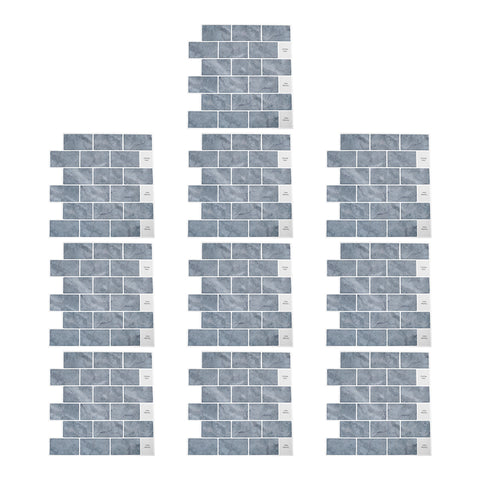 10 PCS Peel and Stick Marble Wall Tile Stickers, SW1118