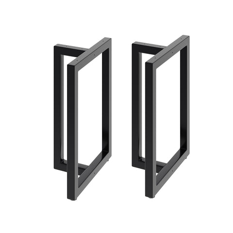 2Pcs Anti-slip Black Iron Table Legs, PM1531