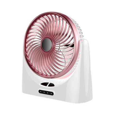 Dual Powered Portable Desktop Fan with 3 Speed Settings, WM0533