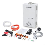 10L 20KW Outdoor Instant Gas Water Heater with Shower Head, FI0504