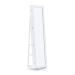 Livingandhome White Rotating Jewelry Armoire with Mirror, FI0551