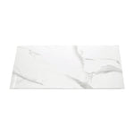 Livingandhome 10pcs Peel and Stick White Marble Wall Sticker, SW0941