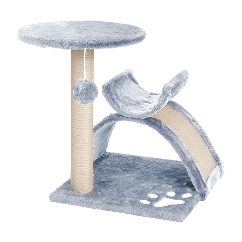 Cat Tree Condo With Scratching Post And Hanging Toy, PT080024 (Ver.2)