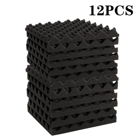 12 PCS Egg Crate Acoustic Soundproofing Foam Panels, SP2127