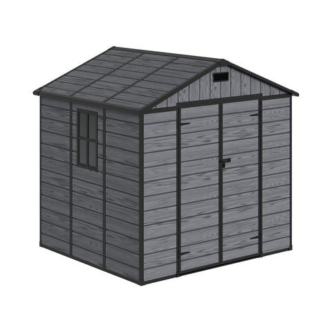 8 x 6FT Outdoor Plastic Storage Shed, GS010051GS010052GS010053 (Ver.2)