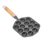14-Hole Cast Iron Takoyaki Pan, GK190058 (Ver.2)