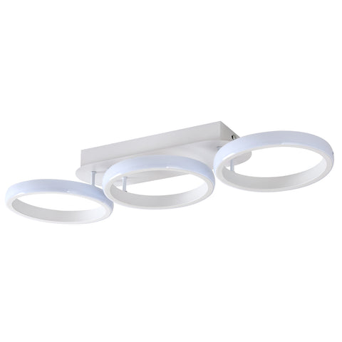 Modern LED Three-Ring Ceiling Light, LI040057 (Ver.2)