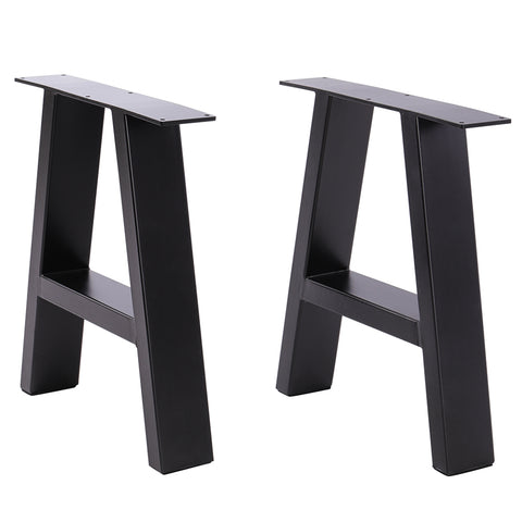 2-teiliges Set 40-cm hohe trapezförmige Tischbeine aus Eisen, FA180003 (DE)