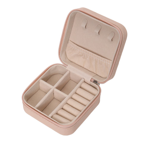Sheonly Portable Small Faux Leather Jewellery Box, SW0815