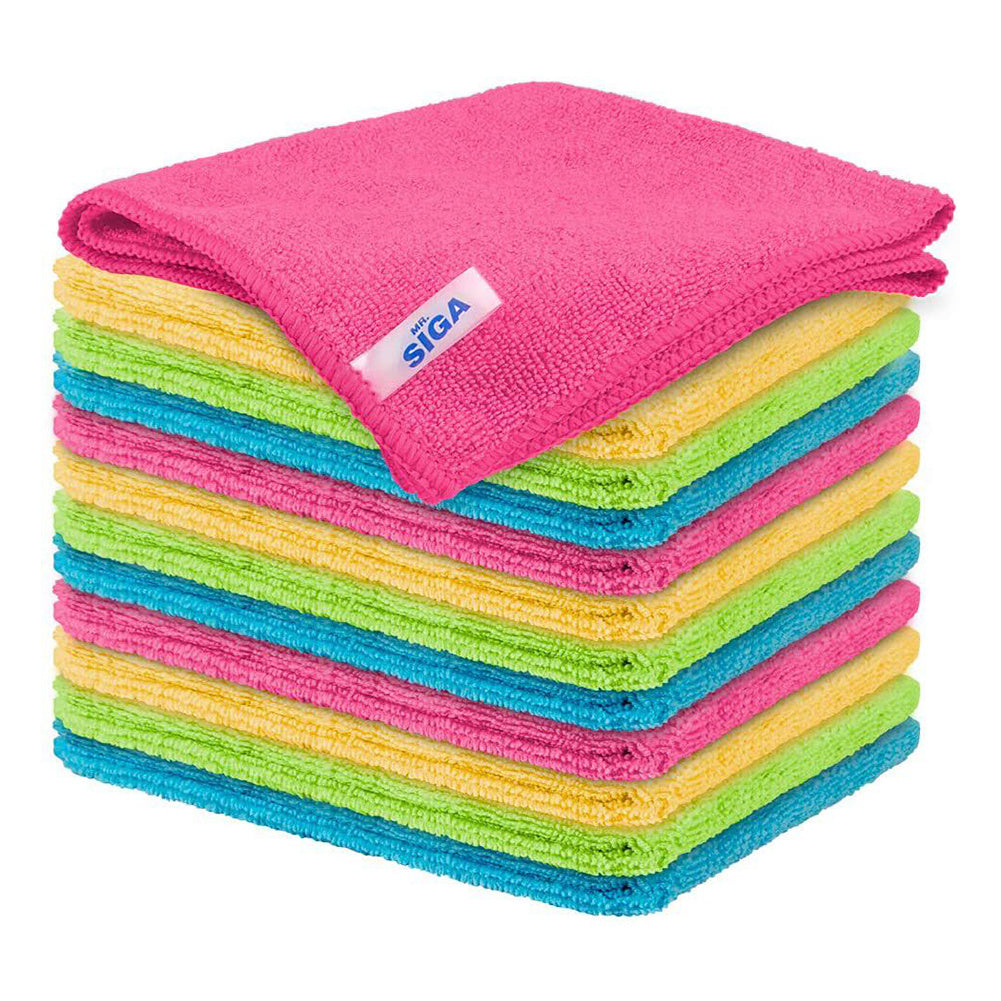 Livingandhome 12PCS Kitchen Microfibers Cotton Dishcloth, WZ0155 – EVER ...