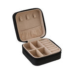 Portable PU Leather Travel Jewellery Box, HM070145 (Ver.2)