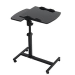 Height Adjustable Mobile Table Overbed Desk with Wheels, SP2242