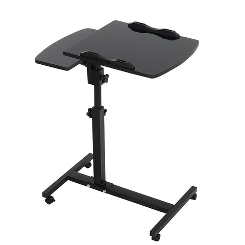Height Adjustable Mobile Table Overbed Desk with Wheels, SP2242