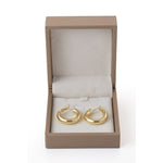 14K Gold-Plated Hoop Earrings, CA290053