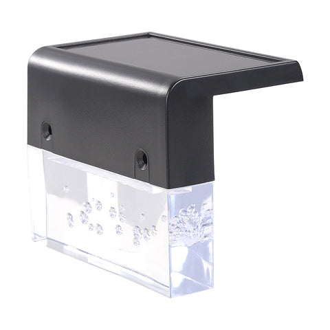 4Pcs Outdoor Solar-Powered RGB Wall Light, WF0321