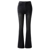 Stretchy Bootcut Jeans with Pockets, CC061835
