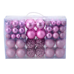 100PCS Hanging Christmas Baubles Ornaments for Christmas Tree Decor, IF320041
