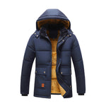 Fleece-lined Polyester Jacket with Removable Hood and Detachable Fur Trim, WO0487 (Ver.2)