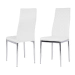 High Back Modern Dining Chairs Set of 2, ZH0305