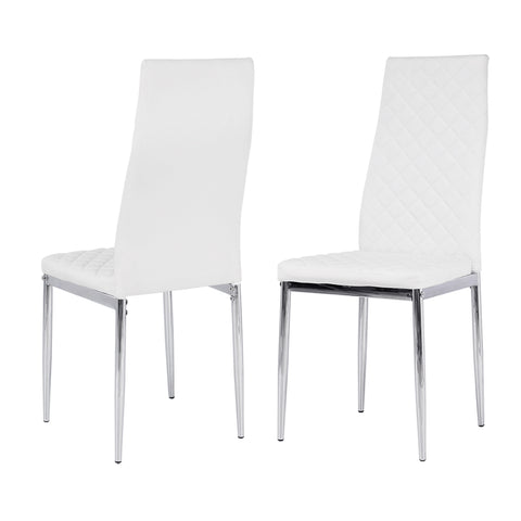 High Back Modern Dining Chairs Set of 2, ZH0305