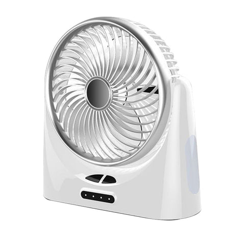 Dual Powered Portable Desktop Fan with 3 Speed Settings, WM0532