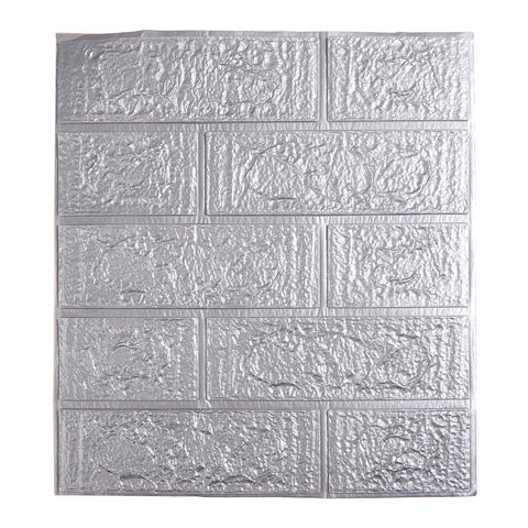 15PCS Self-Adhesive 3D Wall Panels Wallpaper with Brick Effect, SW1038