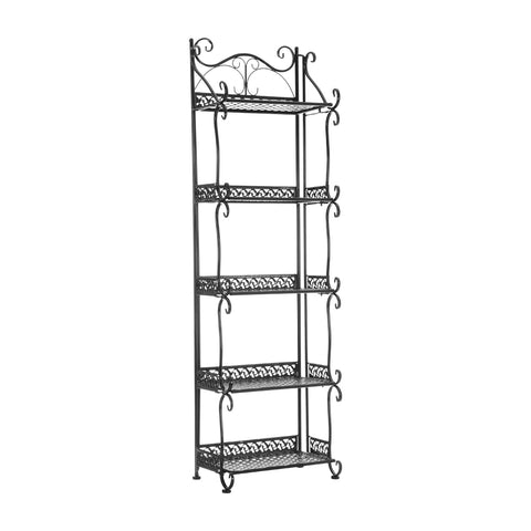5-Tier Multifunctional Iron Storage Rack Plant Stand, XY0072