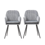 Set of 2 Upholstered Dining Chairs, FD240016