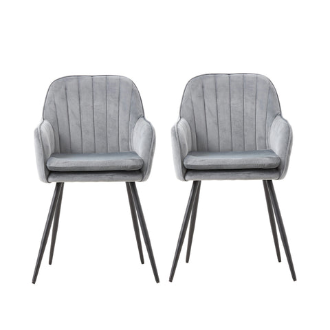 Set of 2 Upholstered Dining Chairs, FD240016 (Ver.2)