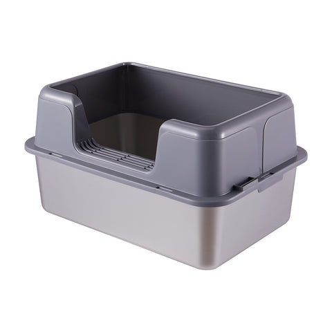 Semi-Closed Anti-Splash Cat Litter Box Pet Toilet, CW0087
