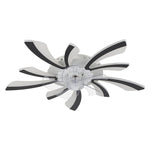 Livingandhome 78cm Creative Ceiling Fan with LED Lights, DM0594