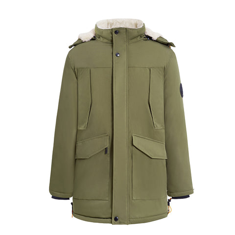 Winter Mid-Length Padded Coat Jacket with Hood, CC290510