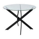 Round Dining Table with Metal Legs, FD240121 (Ver.2)
