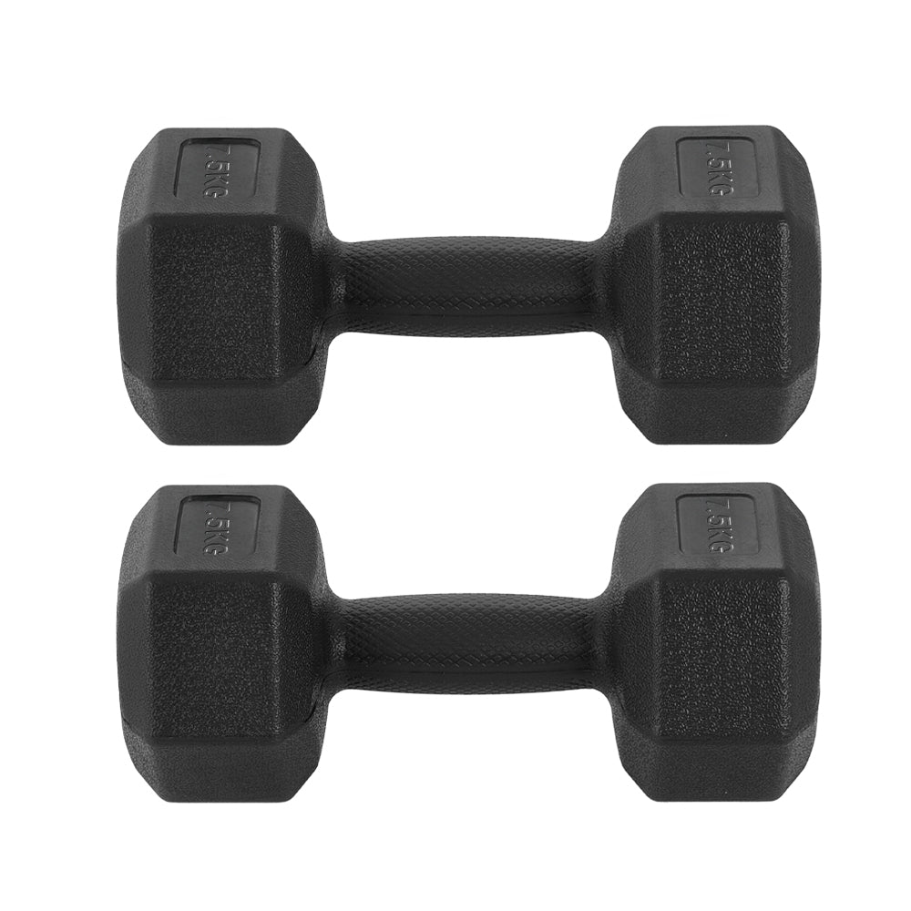 Pair of 7.5kg Hex Dumbbells with Non-slip Grip, SE270052 (Ver.2) – EVER ...