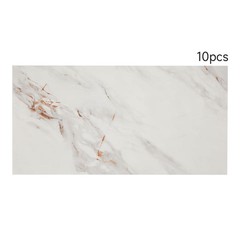 10Pcs Peel and Stick Marble Wall Stickers, SW0985 (Ver.2)