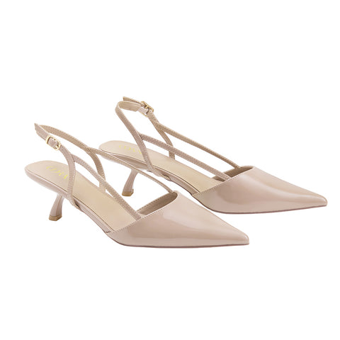Kitten Heel Slingback Pointed Closed Toe Heels Pumps, CS300066 (Ver.2)