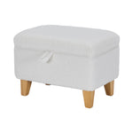 Teddy Fleece Upholstered Storage Ottoman, FL050085 (Ver.2)