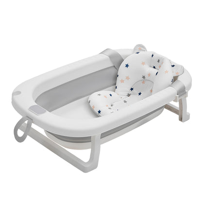 Collapsible Baby Bathtub with Soft Support Cushion, TB090017