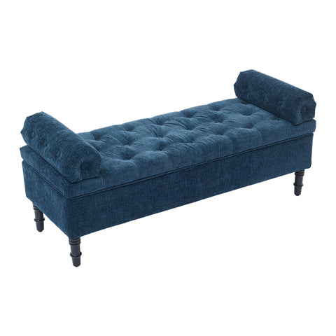 Chenille Upholstered Storage Bench, FL050095 (Ver.2)