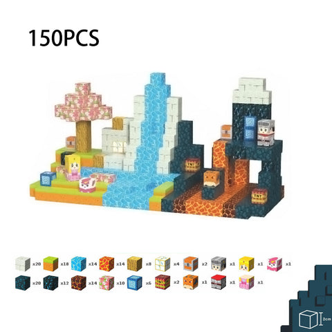 150Pcs Children Magnetic Building Blocks Toy Set, TE380013