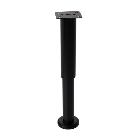 4er-Set Höhenverstellbare Möbelbeine aus Metall, Schwarz – Ersatzfüße für Schrank, Tisch DIY-Projekte, 18–32 cm [Möbelbein 4er-Set Schwarz Metall höhenverstellbar 18–32 cm für Schrank und Tisch], FA150002(DE)
