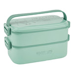 Lifeideas Stackable Bento Lunch Box with Handle 2 Layer, KT0045